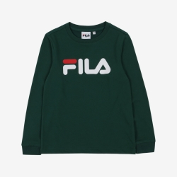 Fila Uno Linear Round - Poikien T Paita - Vihreä | FI-35444